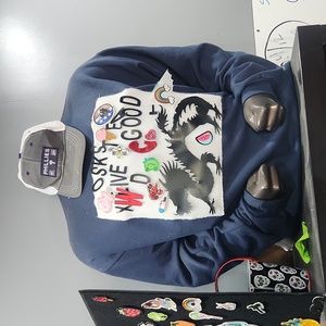 UCUSTS Custom Sweatshirt You pick color,size,patches!